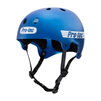 Шлем для роликов и трюковых самокатов Pro-Tec Old School Skate Matte Metallic Blue 