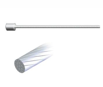 Трос переключения Jagwire 1.1X2300мм гладкий, нержавеющая сталь