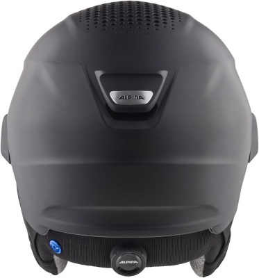 Горнолыжный шлем с визором Alpina Oro QV Mips Black Matt/Ice blue  от магазина Адреналин