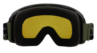 Очки горнолыжные со сменной МАГНИТНОЙ линзой Salice 106DARWF Black/Gold DARW Gold + Light radium  от магазина Адреналин