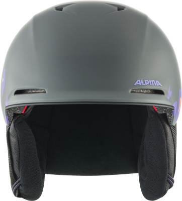 Детский горнолыжный шлем Alpina Brix Junior Midnight-Grey Leo Matt от магазина Адреналин