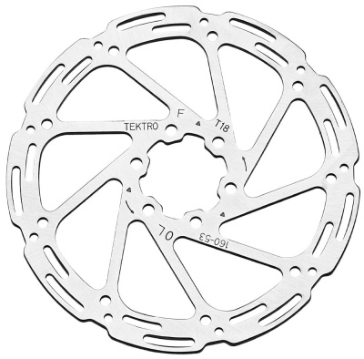 Тормозной диск Tektro TR160-53, 6 болтов, 160mm, толщина 1,8mm, Для 4-х поршневого суппорта
