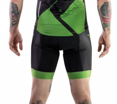 Велошорты с лямками Merida Spider Green Rhombe Велошорты с лямками Merida Spider Green Rhombe