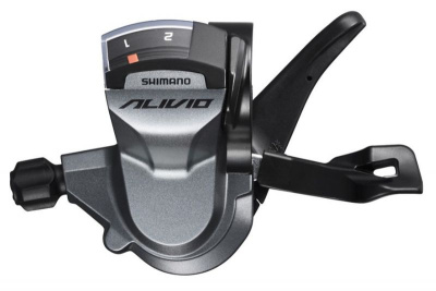 Шифтер Shimano Alivio, M4010,  лев, 2ск, тр. 1800мм