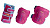 Защита для роликов детская FILA Bella gears pink (комплект 3-х элементов)