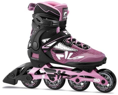 Роликовые коньки женские FILA Legacy Pro 80 Lady Black/Violet