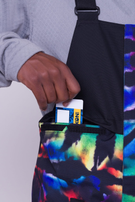 Полукомбинезон сноубордический 686 MNS FRONTIER SHELL BIB GRATEFUL DEAD BLACK TIE DYE от магазина Адреналин