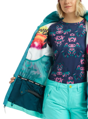 Сноубордическая КУРТКА Ж Burton W LELAH JK GBSLAT/CKATOO