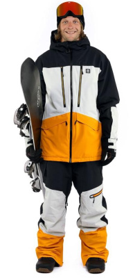 Куртка сноубордическая М Horsefeathers HALEN II JACKET ( (black/radiant yellow) от магазина Адреналин