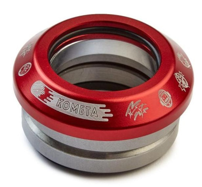 Рулевая колонка Комета для трюкового самоката Нео-Красная