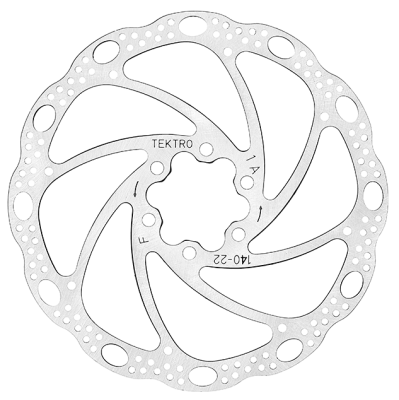 Тормозной диск Tektro TR140-22, 6 болтов, 140 мм