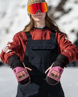 ВАРЕЖКИ сноубордические женские VOLCOM  UPLAND MITT BLURRED VIOLET от магазина Адреналин