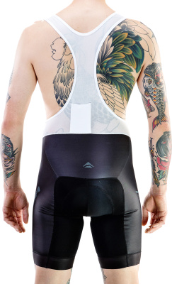 Велошорты с лямками Merida Spider Green Rhombe Велошорты с лямками Merida Spider Green Rhombe