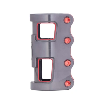 Зажим (хомут) для трюкового самоката Oath Carcass SCS (серый / красный) от магазина Адреналин