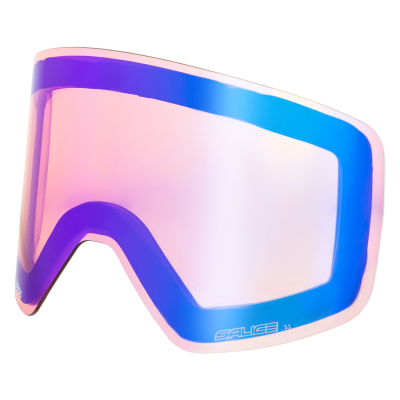 Очки горнолыжные со сменной МАГНИТНОЙ линзой Salice 109DARWF White DARW Silver + Light radium  от магазина Адреналин