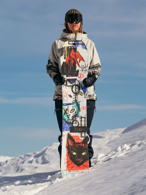 Картинка Сноуборд женский Jones Rally Cat Women's от магазина Адреналин Сноуборд женский Jones Rally Cat Women's от магазина Адреналин