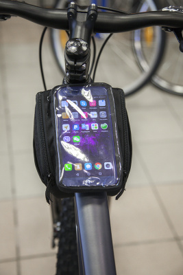 Велосумка LOTUS_SH7-P23 на раму с чехлом для смартфона