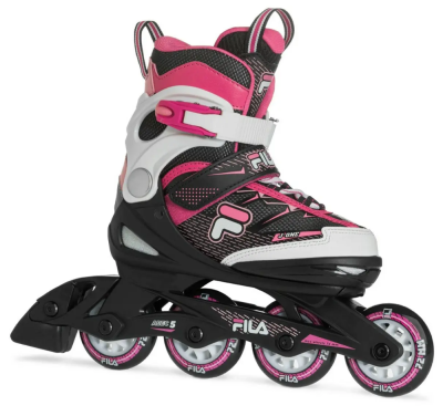 Роликовые коньки детские раздвижные FILA J-ONE G pink/magenta