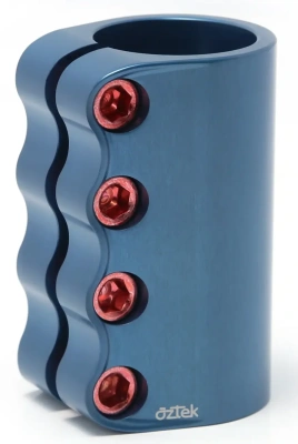 Зажим (хомут) для трюкового самоката  Aztek Ember SCS, Blue от магазина Адреналин