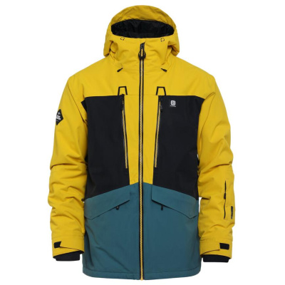 Куртка сноубордическая М Horsefeathers HALEN II INSULATED JACKET sulphur/hydro