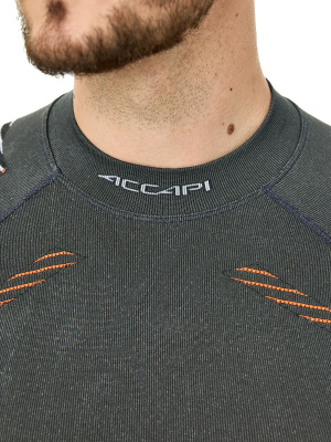 Термобелье Accapi кофта длинный рукав ERGORacing LONG SL.T-SHIRT MAN Anthracite/Orange от магазина Адреналин