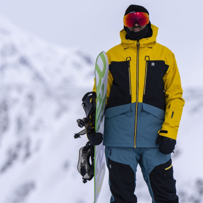 Куртка сноубордическая М Horsefeathers HALEN II INSULATED JACKET sulphur/hydro от магазина Адреналин