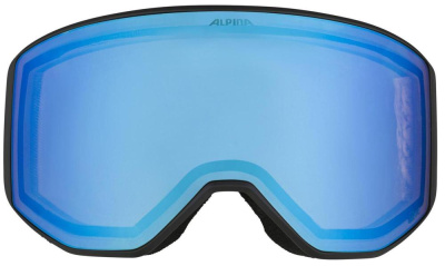 Очки горнолыжные ALPINA Venet Q-Lite (M) Black-Blue Matt/Q Blue S2